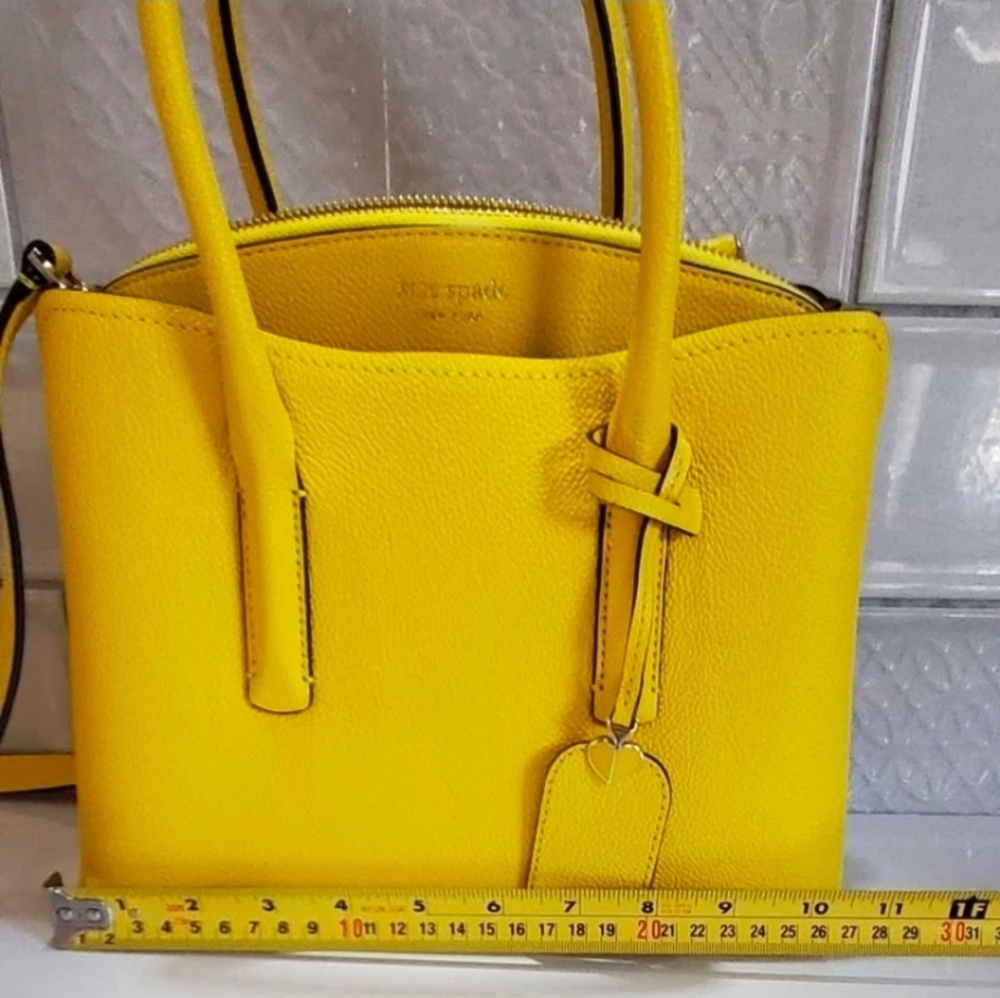 NWOT Kate Spade Modern Contemporary Eclectic Grain Leather Margaux Mini Satchel - Picture 8 of 11